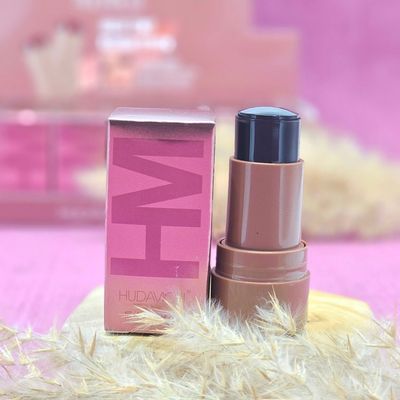 تینت گونه و لب ژله ای قهوه ای هدی موجی HUDAMOJI