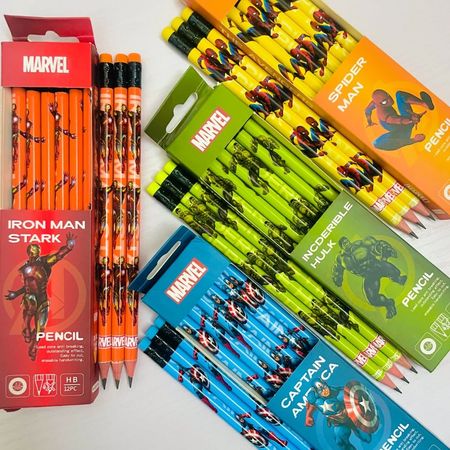 مداد مشکی گرد طرح اونجرز