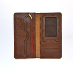 کیف پول کتی چرم طبیعی بزی مردونه