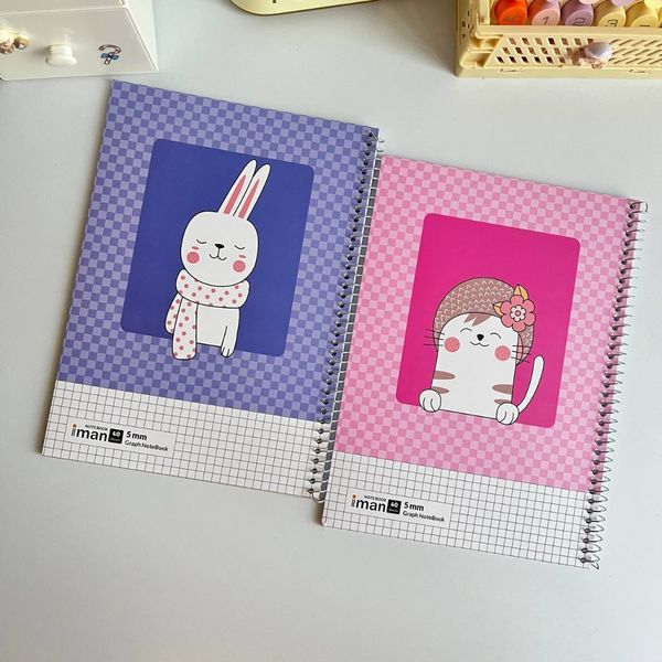 دفتر 40 برگ شطرنجی 0.5 سانتی