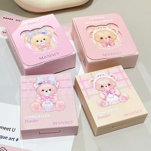 پنکک فشرده Mansly طرح خرس