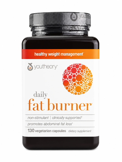 مکمل چربیسوز Youtheory Daily Fat Burner*راهکاری ایمن و بدون محرک 130 عددی