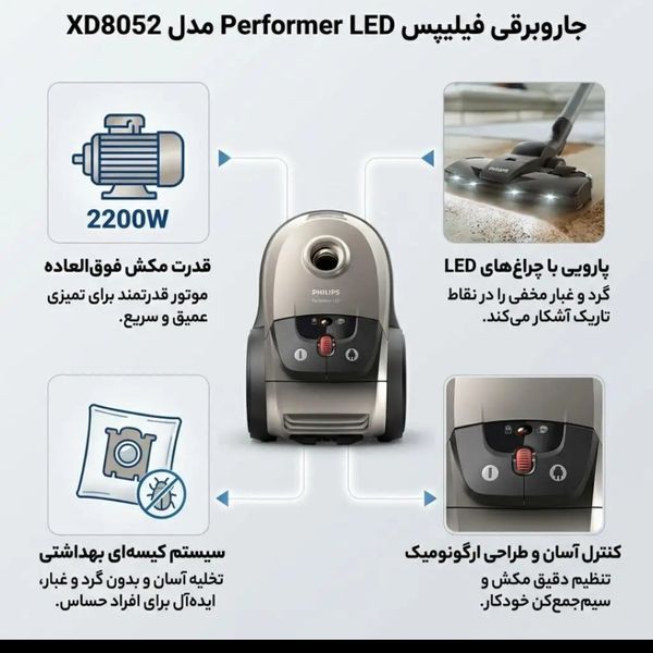 جاروبرقی مدل 8250فیلیپس