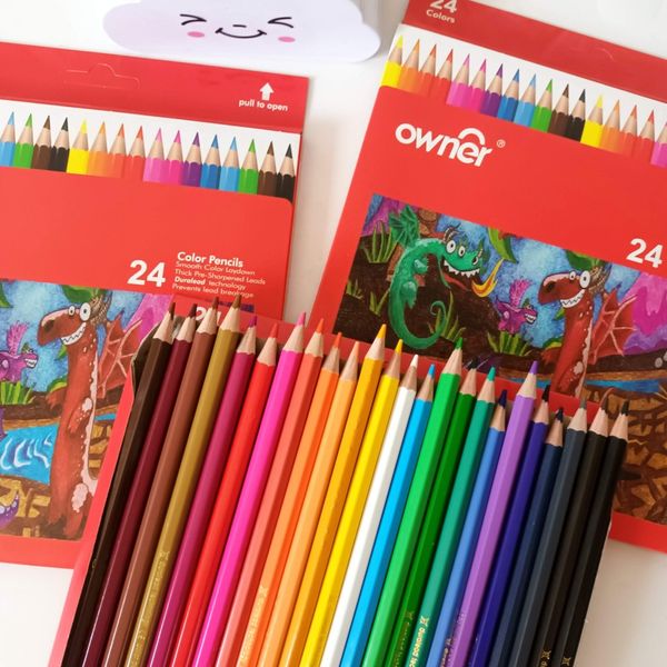 مداد رنگی 24 رنگ برند اونر