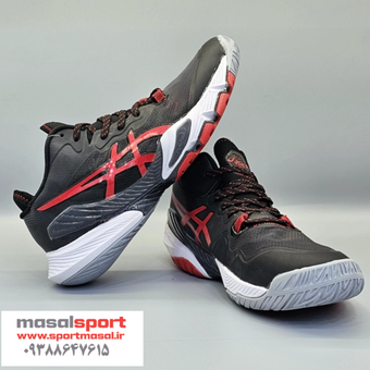 کفش والیبال آسیکس متارایز مسترکوالیتی مشکی ، Asics metarise master quality