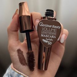 ریمل قهوه ای حجم دهنده آینه دار