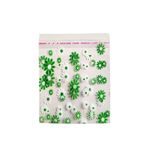 سلفون بسته‌بندی لبه چسبدار طرح بابونه سبز 10 در 10 بسته 30 عددی