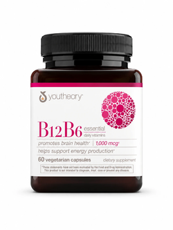 کپسول B12 + B6 یوتئوری (Youtheory B12B6 Essential) 60 عددی