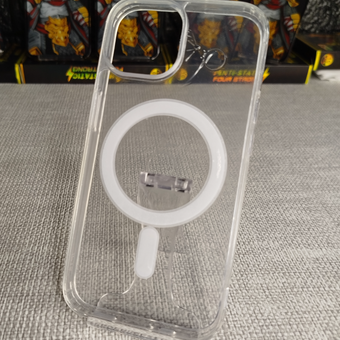 کاور و قاب آیفون 15 نرمال مدل شفاف مگ سیف