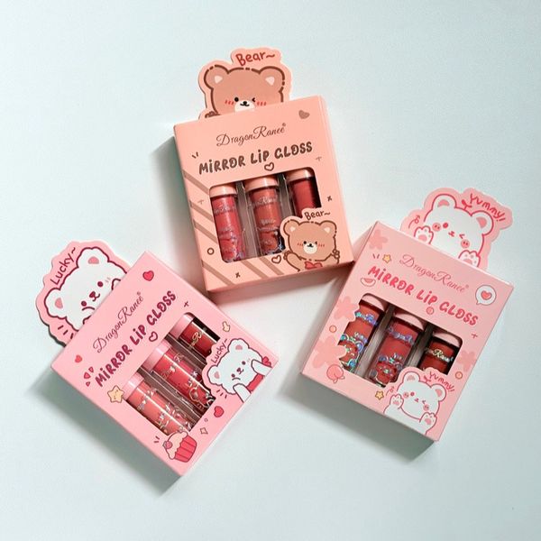 پک 3 تایی لیپ گلاس (رژخیس)خرسی