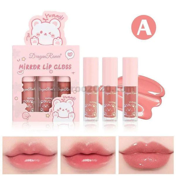 پک 3 تایی لیپ گلاس (رژخیس)خرسی