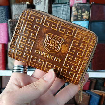 جاکارتی آکاردئونی چرم طبیعی