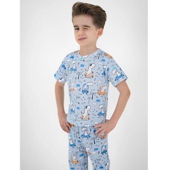 تیشرت و شلوار راحتی؛ طرح داینو 🐊