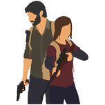 استیکر لپ تاپ طرح The Last of Us