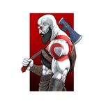 استیکر لپ تاپ طرح GOD OF WAR