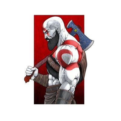 استیکر لپ تاپ طرح GOD OF WAR