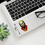 استیکر لپ تاپ طرح جوکر مجموعه 6 عددی