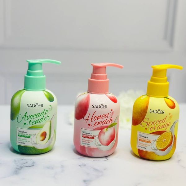 کرم دست و مرطوب کننده پمپی میوه