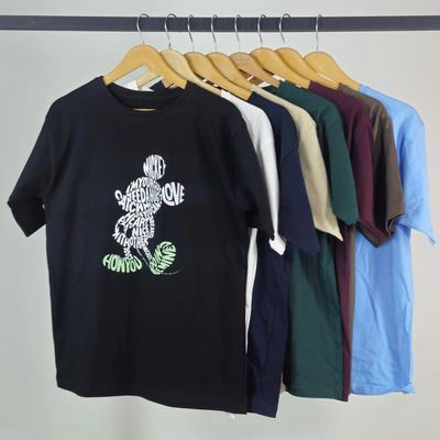 تیشرت زنانه، دخترانه نخ ویسکوز، پنبه، طرح میکی‌موز