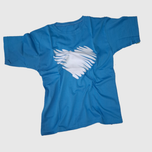 تیشرت زنانه نخ ویسکوز، پنبه طرح قلب