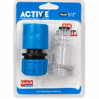 ست کوپلینگ و دنباله 1/2 اینچ برای کارواش برند اکتیو (ACTIVE)