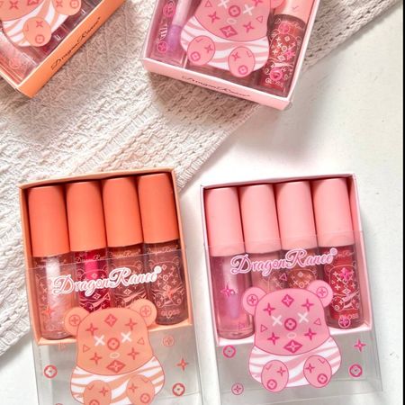 پک لیپ گلاس 4عددی خرسی