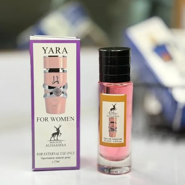 ادکلن 35 میل الحمرا رایحه یارا صورتی