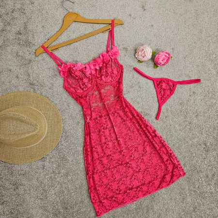 لباس خواب فانتزی فنردار 7023