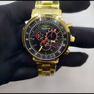 ساعت مردانه طلایی(پس کرایه)