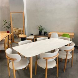 میز و صندلی ناهارخوری شش نفره مدل پرومکس