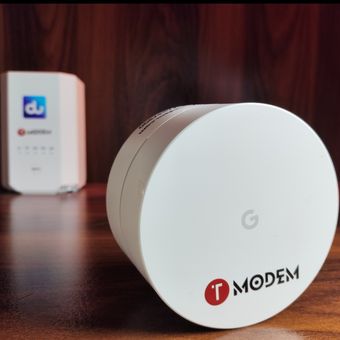 روتر گوگل استوک  ‎Google ‎AC-1304 با فریم‌ور  PassWall + OpenWRT و آداپتور اصلی