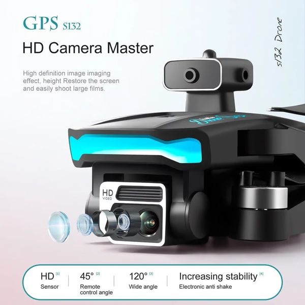 کوادکوپتر هلیشات هوشمند مدل 969 GPS پک اصلی