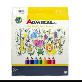 مداد رنگی 24 رنگ آدمیرال