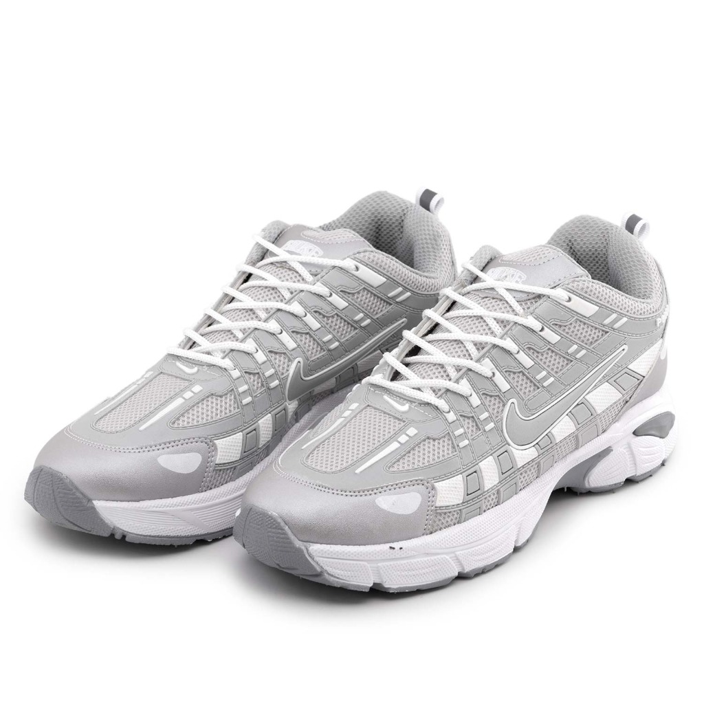 749کفش مردانه اسپرت چرم مصنوعی طوسی سفید Nike