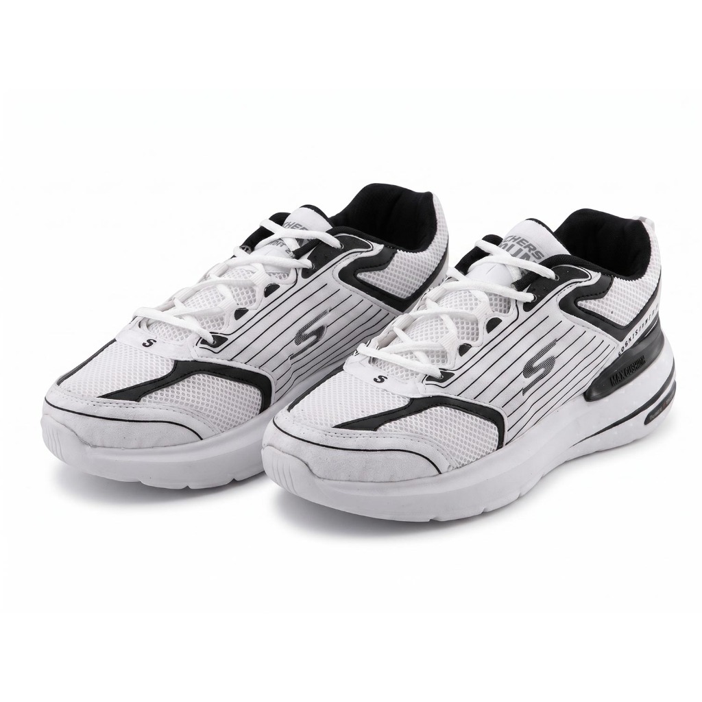 742کفش مردانه اسپرت اسپیسر سفید مشکی Skechers