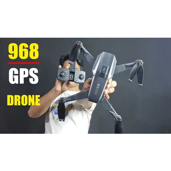 کوادکوپتر هلیشات هوشمند مدل 968S GPS پک اصلی سه باطری