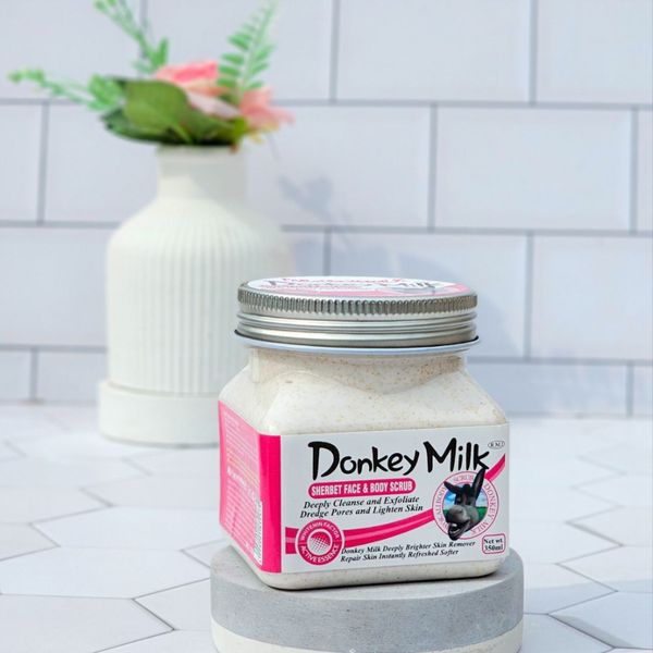 اسکراب شنی سفیدکننده شیر الاغ