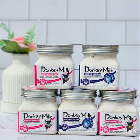 اسکراب شنی سفیدکننده شیر الاغ