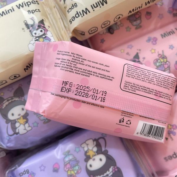 دستمال مرطوب جیبی کرومی