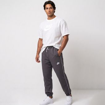 شلوار مردانه نیم بگ ساده بنگال طوسی Nike