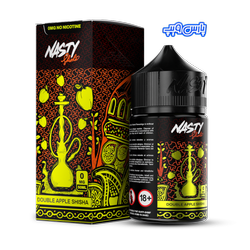 جویس قلیانی دوسیب نستی –NASTY DOUBLE APPLE SHISHA JUICE (10عدد)