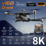 کوادکوپتر هلیشات هوشمند مدل V168 GPS سری جدید 2024