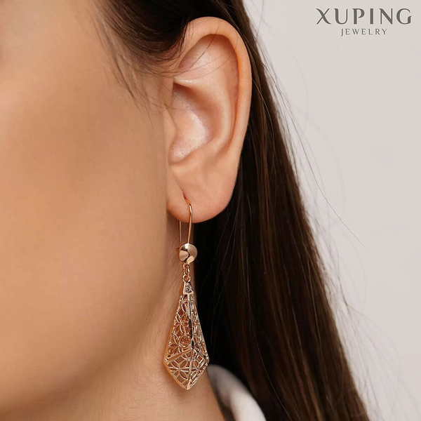 گوشواره مشبک الماسی ژوپینگ کد 012028