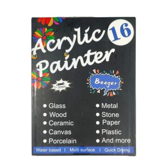 مارکر اکرلیک 16 رنگ