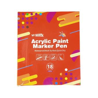 مارکر اکرلیک وتک 18 رنگ