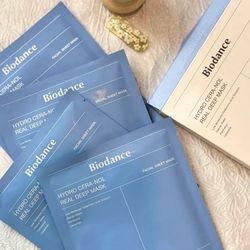 پک 4 تایی ماسک بایودنس Hydro Cera-nol | Biodance Hydro Cera-nol Real Deep Mask 4-pack