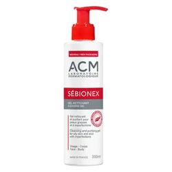 ژل شستشو ACM Sébionex سر قرمز 200ml | ACM Sébionex Cleansing Gel 200ml