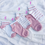 جوراب مچی صورتی طرح هلو