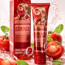 ماسک گوجه تیوپی peel off | Tomato Peel Off Mask تیوپی