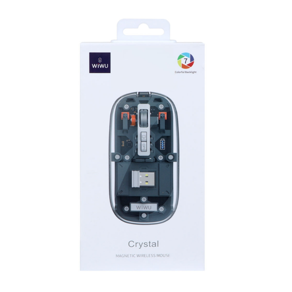 ماوس بی سیم Wiwu مدل WM105 Crystal - خاکستری